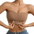 thumbnail image 1 of Front Closure Strapless Bra Comfortable Support Seamless Wireless Everyday Wear Leisure Activities Versatile Design All Seasons, 1 of 9