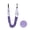 1Pc Purple, variant on Aerial Yoga Hanging Strap with Elastic Stretch Band for Pilates, Door Anchor Yoga Training, Flexibility & Home Fitness