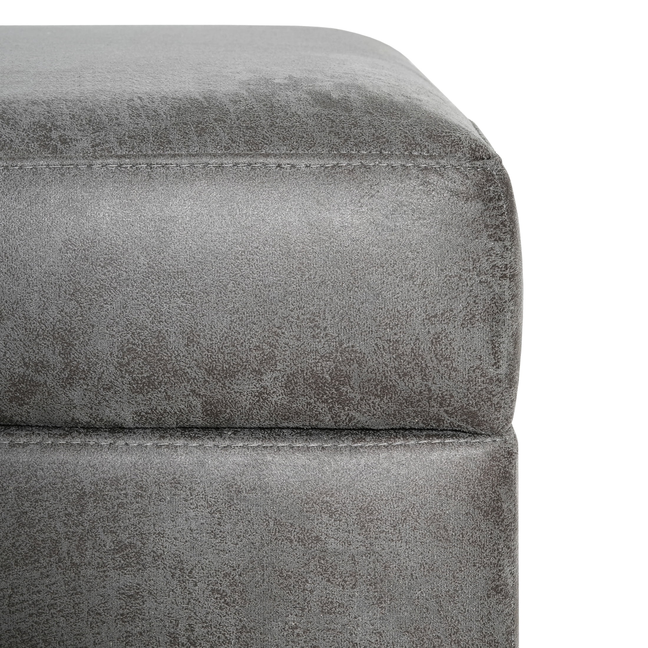 Christopher Knight Home Chenille Upholstered Storage Bench,  Lift-Top Ottoman for Entryway or Bedroom, Slate