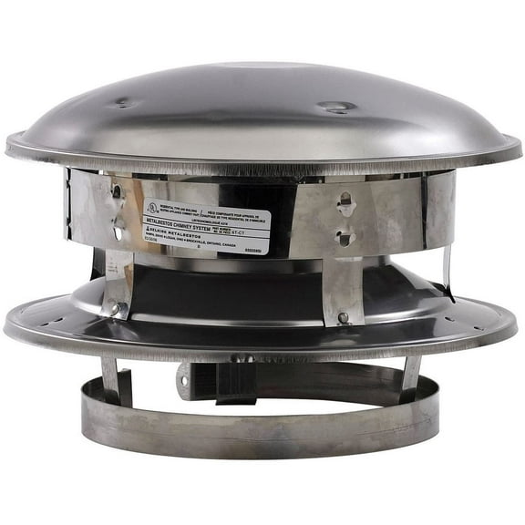 Selkirk Metalbestos 6T-CT 6-Inch Stainless Steel Round Top by Selkirk Metalbestos