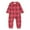 Red1, variant on Merry Christmas Family Matching Pajamas Set Hooded Zipper Onesies Long Sleeve Couple One Piece Sleepwear