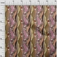 thumbnail image 3 of oneOone Polyester Spandex Dark Mustard Fabric Floral Fabric For Sewing Printed Craft Fabric By The Yard 56 Inch Wide, 3 of 6