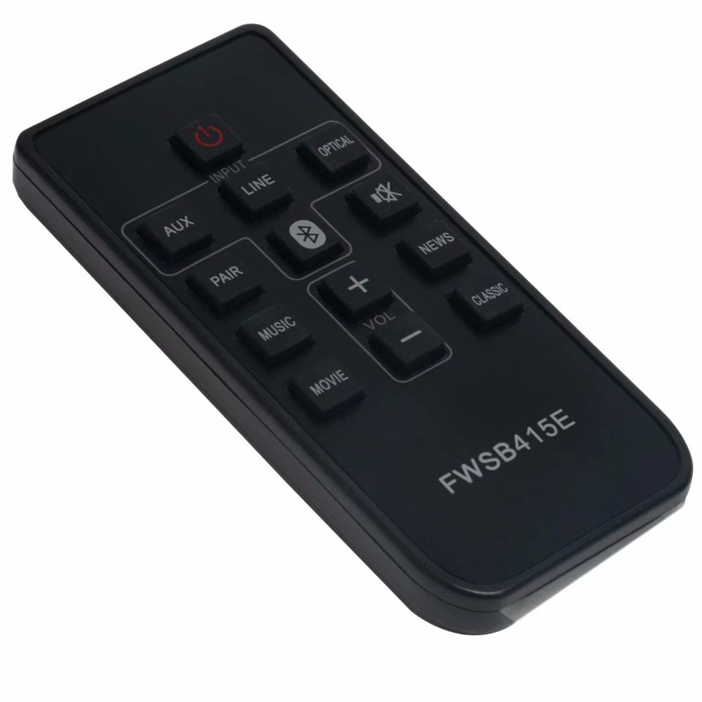 New Remote replacement for Sanyo Soundbar FWSB415E Sound Bar Walmart