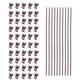 thumbnail image 5 of GOOHOCHY 10pcs Planta Soportes Soportes Sticks Phalaenopsis Fijación Soporte con 50 clips, 5 of 8