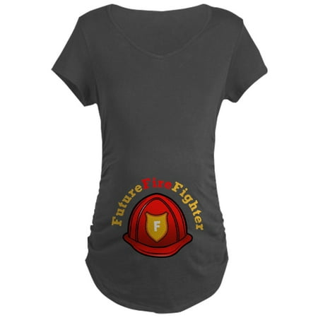 

CafePress - Future Fire Fighter Maternity Dark T Shirt - Maternity Dark T-Shirt
