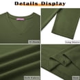 thumbnail image 6 of MOSHU 3 Pack T Shirts for Women V Neck Long Sleeve Womens T-shirts Casual Basics Tees Loose Fit Fall Tops, 6 of 11