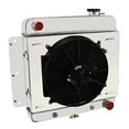 thumbnail image 2 of ALLOYWORKS 3 Row Aluminum Radiator Fan Shroud Kit For 1962-1967 Chevy Nova II Inline 6 Cylinder with V8 Conversion, 2 of 4