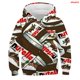 thumbnail image 3 of Sudaderas con capucha para niños y niñas con estampado 3D de comida divertida, macarrones de caramelo, sudaderas con capucha para niños, ropa para adolescentes, jerseys de Nutella para niños 2021, 3 of 5