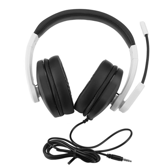 Wired Gaming Headset Skin Friendly Noise Reduction Breathable Over Ear Game Headset with Mic for PS5 for Switch for ONE