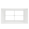 thumbnail image 4 of AzulHome 18" Large Square Lamp Shade Top:(8.3"x15"), Bottom:(10.3"x18.2"), Height: 11", Linen Drum Lamp Shades, Durable Fabric Lampshades Replacement, 4 of 7