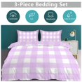 thumbnail image 2 of Purple Lavender Print Bedding Set Couple Bedclothes Pillowcase Customized Home Textiles Bed Set for Bedroom Decoration, 2 of 6