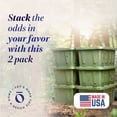 thumbnail image 2 of HOMZ Durabilt 27 Gallon Heavy-Duty Storage Tote with Lid (2 Pack), 2 of 9