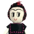 thumbnail image 4 of Muñeca mexicana FRIDA hecha a mano con manta bordada y tela, 4 of 4