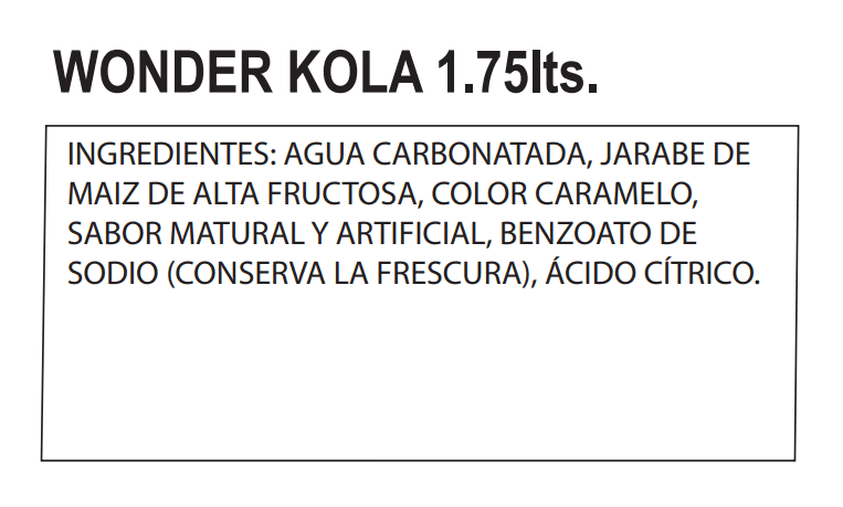 Wonder Kola 1.75 L Soda Pop Soft Drink, Dairy-Free, Gluten-Free