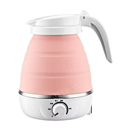 

Travel-Friendly 600W Portable Mini Folding Silicone Compression Kettle with 0.6L Capacity