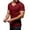 Wine, variant on Mens Muscle Henley Shirts Mens Henley Shirts V Neck White T Shirts for Men Lightweight Holiday Short Sleeve Summer Solid Color Gym Tops Basic Tees