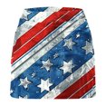 thumbnail image 4 of Njagoc3 Womens High - Waisted American Flag Striped Print Skort - Trendy Patriotic for Summer Outdoor Events, 4 of 6