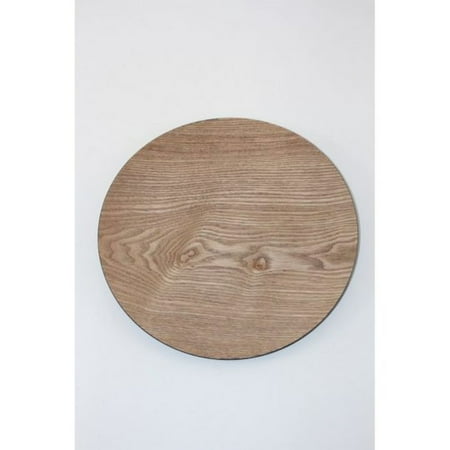 

Faux Wood Brown Charger Plate