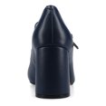 thumbnail image 3 of Journee Womens Talani T-strap Stacked Heel Almond Toe Comfort Dress Pumps, 3 of 10