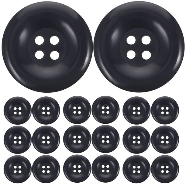 GOOHOCHY 50 botones para ropa, para traje, para abrigo, para coser, color azul marino