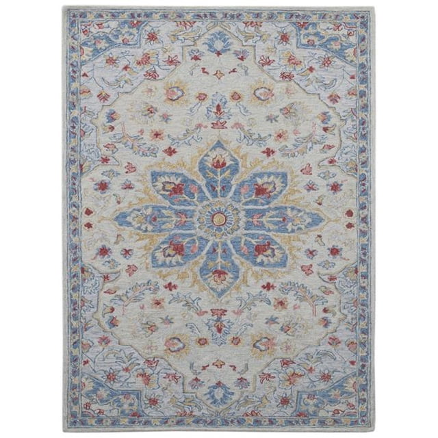 Amer Rug RDT43656 Tapis de Zone Tufté à la Main, Cobalt - 3 Pi. 6 Po. x 5 Pi. 6 Po.