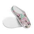 thumbnail image 3 of Xecao West Cowgirl Disco Print Cotton Slippers Fuzzy Warm Cozy Slippers Non Slip House Slippers For Indoor Outdoor Cotton Slippers House Slippers-13, 3 of 7
