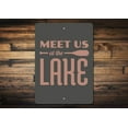thumbnail image 1 of Lake Oar Novelty Sign, Metal Wall Decor - 10x14 inches, 1 of 4