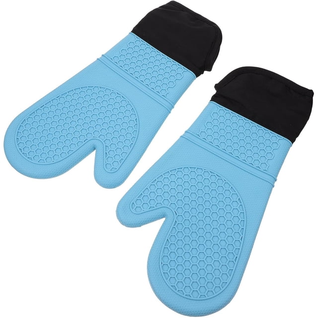 2 guantes antiescaldaduras para niños, manoplas para horno, manoplas para niños, guantes para barbacoa, manoplas de silicona para horno, manopla para barbacoa, guantes para asar, guantes par