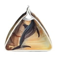thumbnail image 3 of Lsque Sailing Dancing Dolphin Printed Long Tissue Box Cover Holder, Facial Paper Organizer Dispenser,Triangle with Bottom Belt, PVC Leather Decorative Organizer, 3 of 9