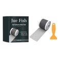 thumbnail image 1 of JUE-FISH JUC08-A003-1-BU1 500cm Anti Clog Self Adhesive Mesh Roll for Drain Filter Screen Repair Sin, 1 of 5