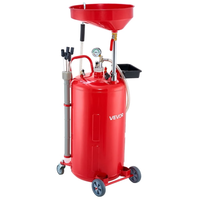 VEVOR Réservoir de Drainage d'Huile Usée 21 Gallons à Air, Portable