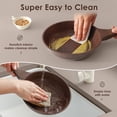 thumbnail image 6 of SENSARTE 10-Piece Granite Pots and Pans Set, Toffee Brown Induction Nonstick Cookware Set, Healthy Kitchen Cooking Sets with Stay-Cool Handles, Dishwasher & Oven Safe, Stackable, 6 of 7