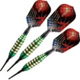 thumbnail image 1 of Juego de 3 dardos Soft Tip Viper Atomic Bee, 16 g, color verde con puntas 2BA, 1 of 9