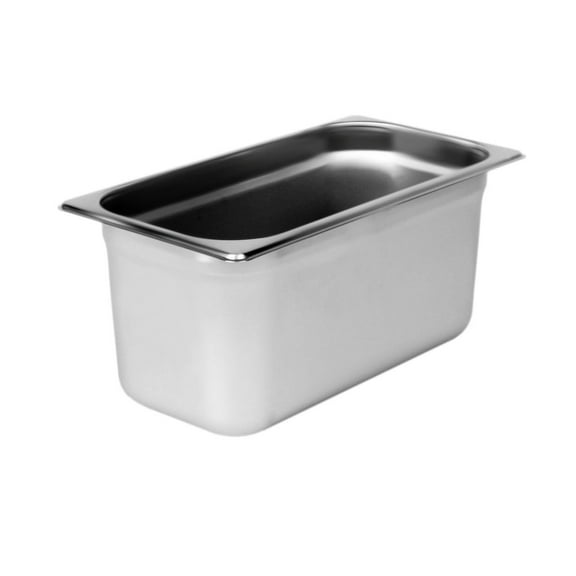 Soro Essentials- Third Size 6" Deep Stainless Steel Anti-Jamming Steam Table Pan 24 Gauge- Chafer Food Pan Stackable Anti-Jam Steam Pan for Hotel Restaurant Supplies Party Buffet Event Catering