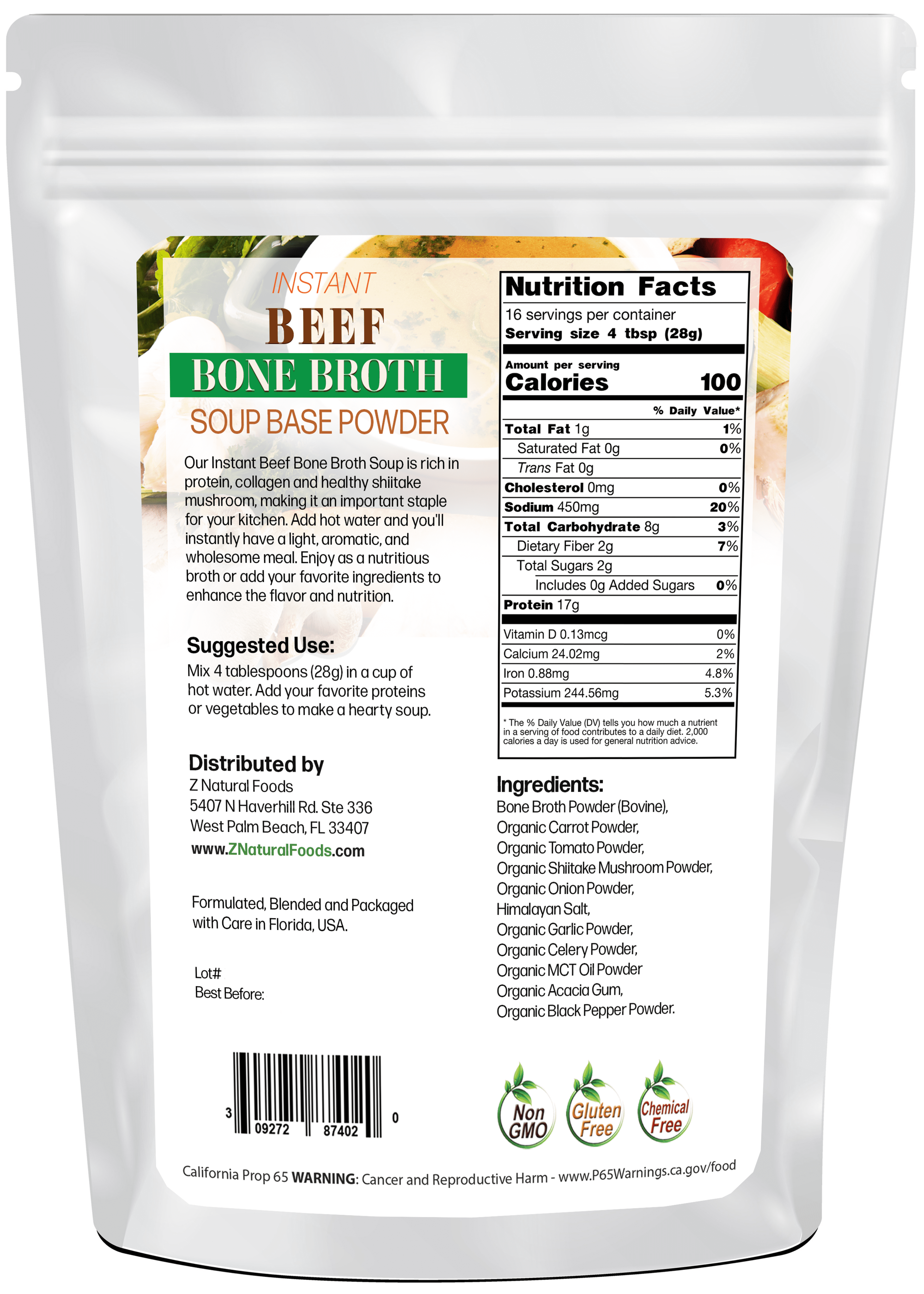 Instant Bone Broth Soup Powder