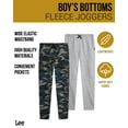 thumbnail image 3 of Lee Boys' Sweatpants - 2 Pack Basic Cozy Active Fleece Jogger Pants with Pockets (4-20), 3 of 7