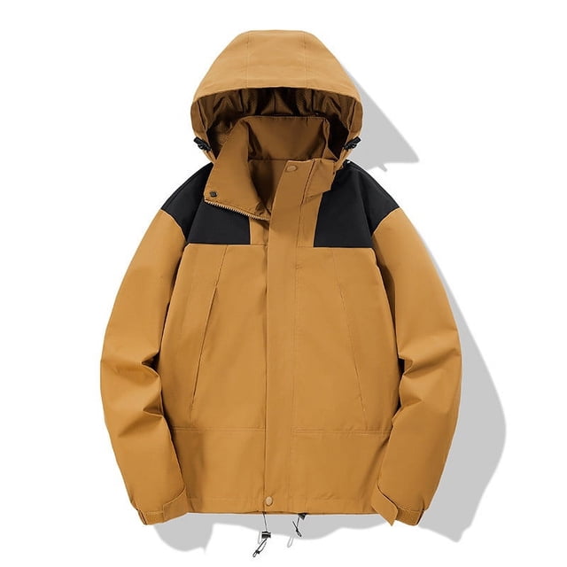NARABB Women Detachable Cap And Windproof Thick Three-in-one Jacket Outdoor Sports Warm Jacket