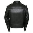 thumbnail image 2 of Pure Leather Men’s Brando Lambskin Motorcycle Jacket, 2 of 8