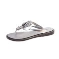 thumbnail image 1 of Floral Crystal Toe Post Sandals Summer Beach Slide Slippers Comfortable Casual Shoes EVA Material Lightweight, 1 of 8