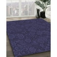 thumbnail image 2 of Ahgly Company Indoor Rectangle Patterned Deep Periwinkle Purple Area Rugs, 6' x 9', 2 of 6