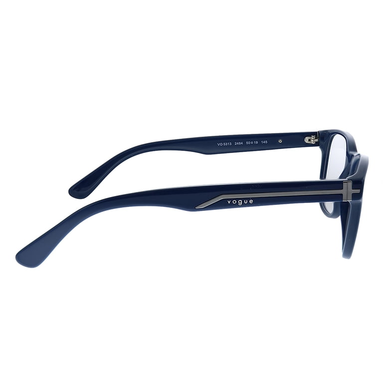 New Vogue Eyewear VO 5313 2484 Blue Plastic Square Eyeglasses 52mm Vogue VO 5313 Plastic Unisex Square Eyeglasses Blue 50mm  main image 2