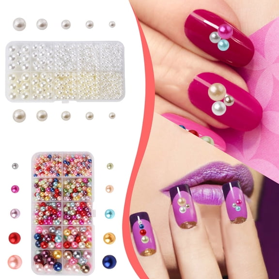 Round Pearl Beads for Jewelry Making, DIY Craft Beads for Bracelets, Necklaces, and Fashion Accessories