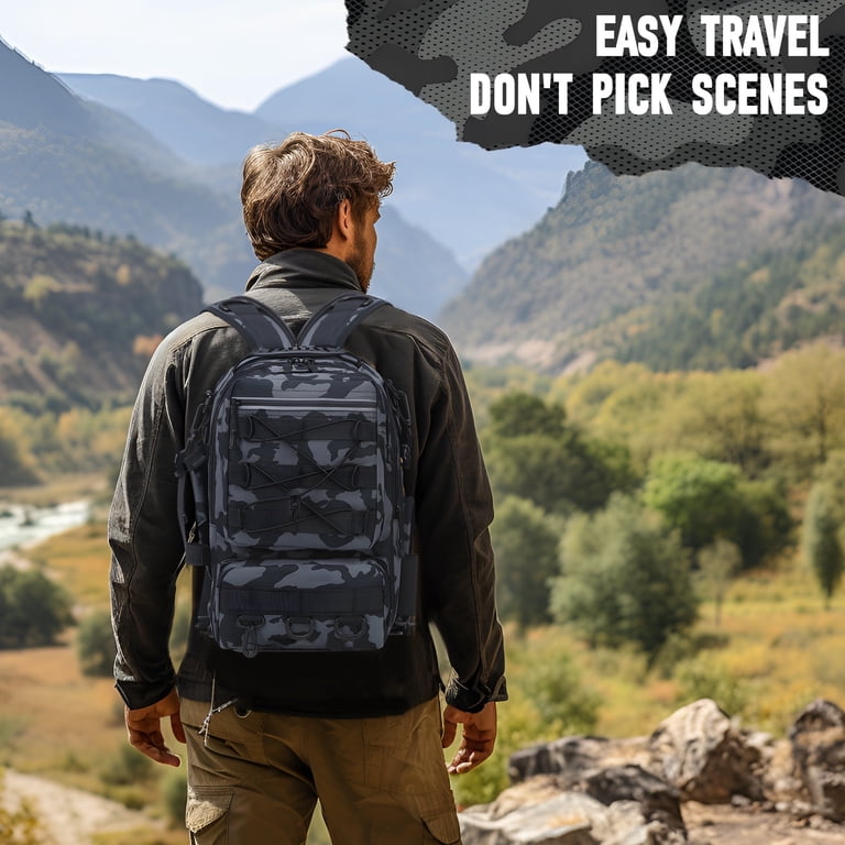 YTAKY 45L Waterproof Fishing Backpack with Rod Holder photo 8