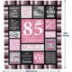 thumbnail image 2 of LHSHID 85th Birthday Gifts for Women Blanket 85th Birthday Party Decorations Best Gifts for 85 Year Old Woman Happy 85th Birthday Ideas for Mom Grandparents Throw Blanket 40"x50", 2 of 6