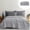 Gray, variant on WLAGOOD Solid Color Quilt,39.4 x 27.6in Soft Flannel Warm Bedding,Washable Durable Multipurpose Thin Comforter forindoor and Outdoor Use