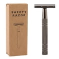 thumbnail image 1 of Men Razor Double Edge Manual Razor Shaving Razor with 5PCS Replacement Heads, 1 of 10