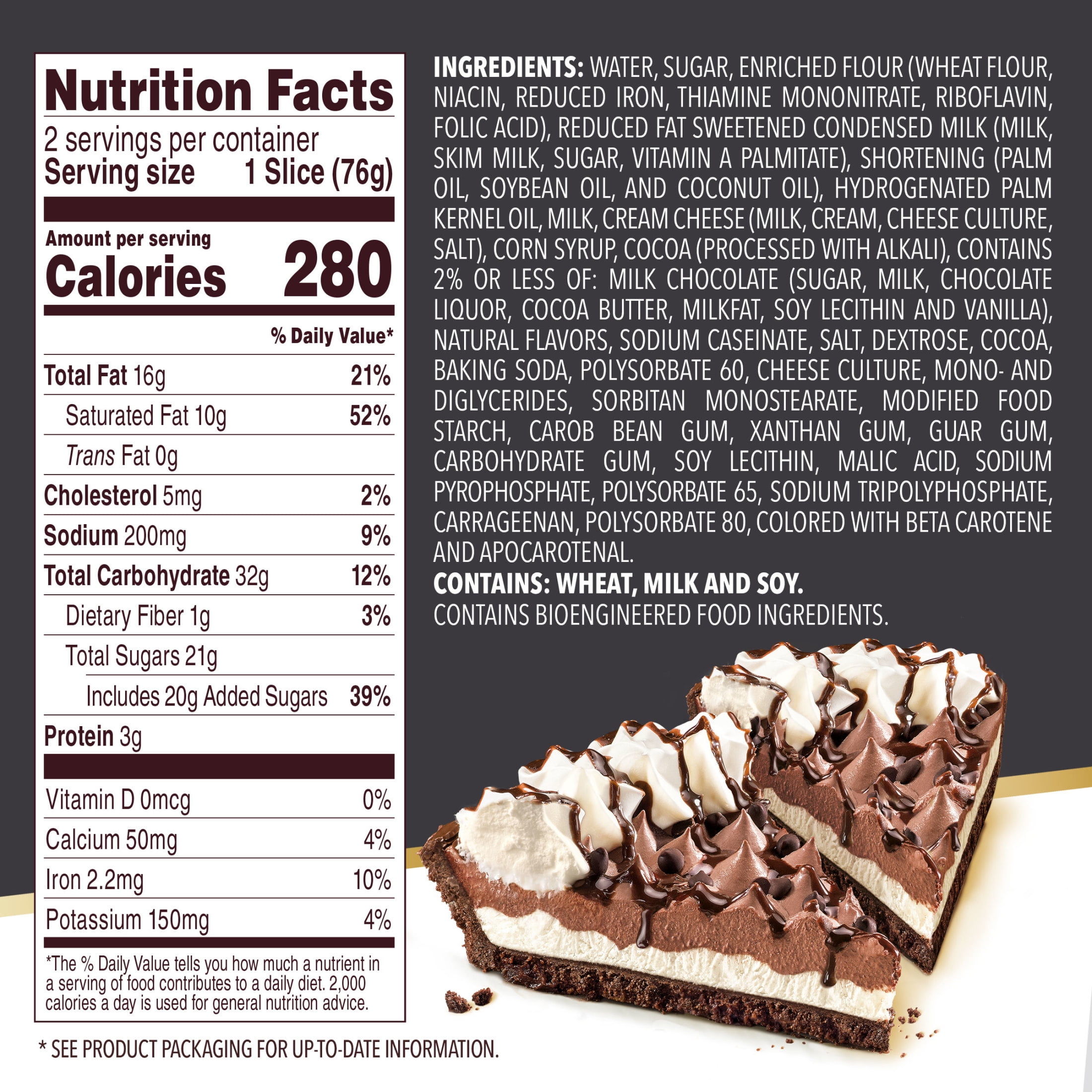 Edwards Singles Desserts Frozen Chocolate Crème Pie Slices, 5.34 oz 2 Pack