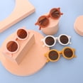 thumbnail image 3 of Gafas de sol redondas de moda de color caramelo para la playa para niños y niñas., 3 of 6