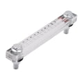 thumbnail image 2 of Terraxo Oil Level Gauge Transparent Oil Tank Level Indicator Acrylic Hydraulic Liquid Level Gauge Water Level Indicator Measuring Tools PMMA Construction Suit MODEL 150, 2 of 8