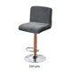 thumbnail image 5 of Matsuzay Funda protectora para silla de comedor de 4 piezas, tela de primera calidad, funda de cojín para taburete extraíble de fácil cuidado Decoración del hogar gris oscuro, 5 of 6